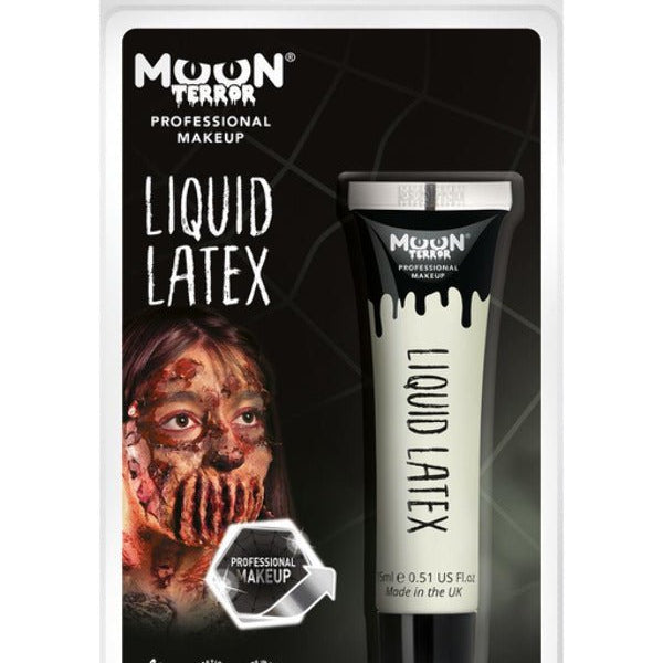Moon Terror Pro FX Liquid Latex Clamshell, White - Adult Weekender