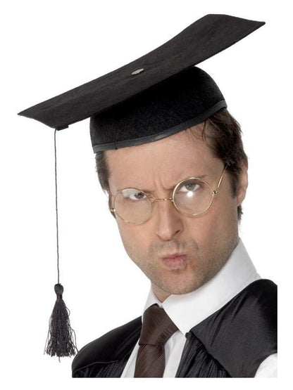 Mortar Felt Board Hat, Black - Adult Weekender