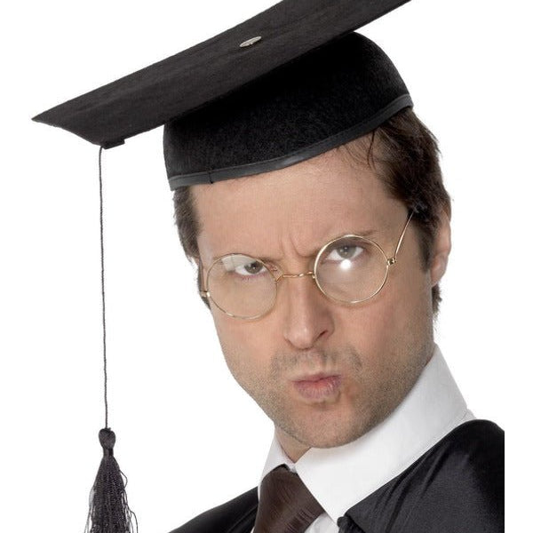 Mortar Felt Board Hat, Black - Adult Weekender