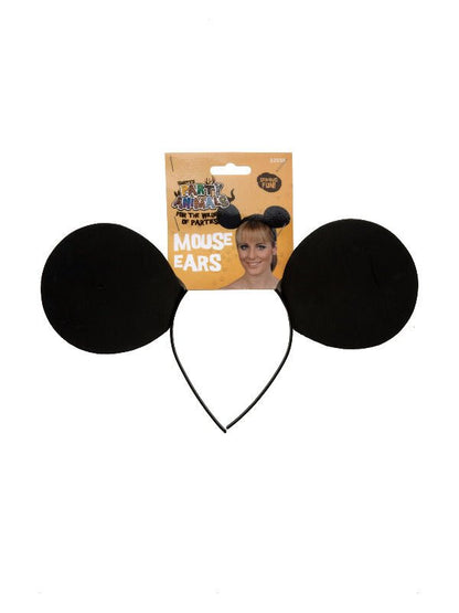 Mouse Ears on Headband, Black - Adult Weekender