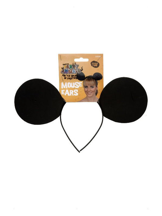 Mouse Ears on Headband, Black - Adult Weekender