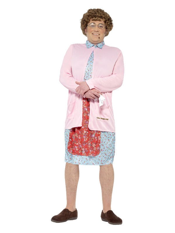 Mrs Brown Padded Costume, Pink - Adult Weekender