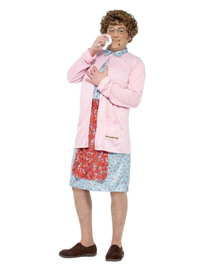 Mrs Brown Padded Costume, Pink - Adult Weekender
