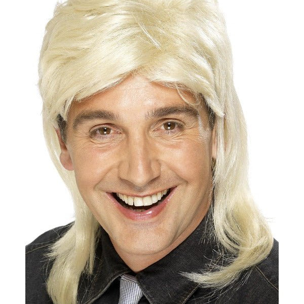 Mullet Wig, Blonde - Adult Weekender