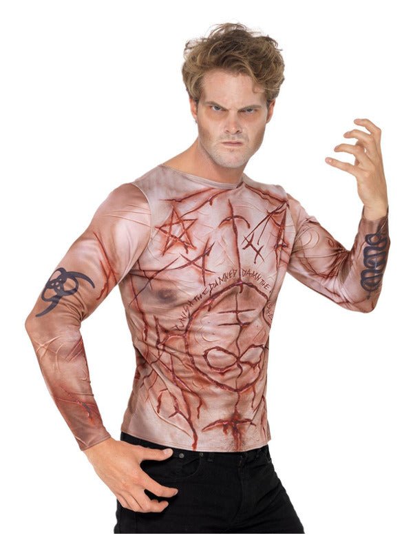 Mutilated Skin T-Shirt, Flesh - Adult Weekender