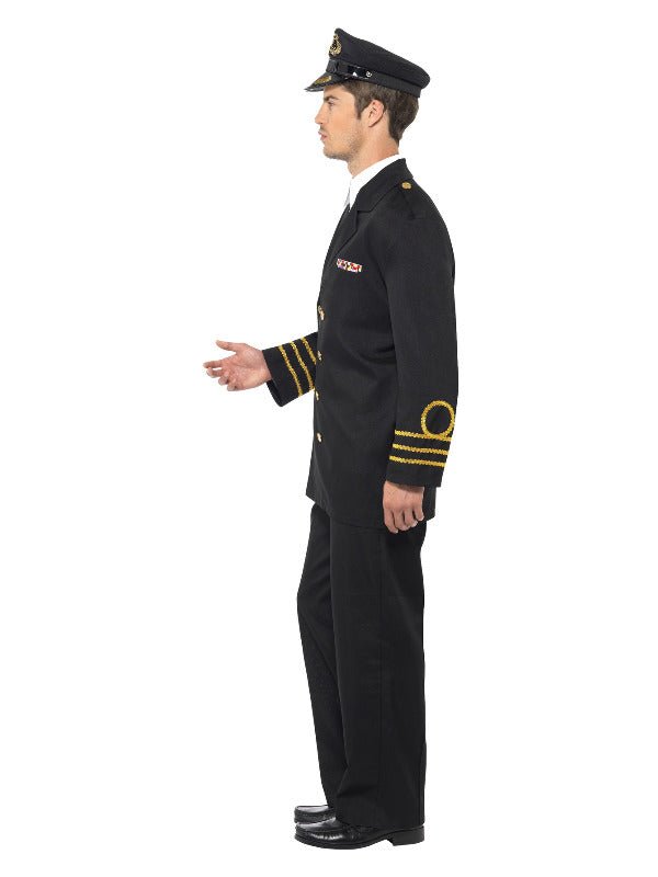 Navy Officer Costume, Black - Adult Weekender