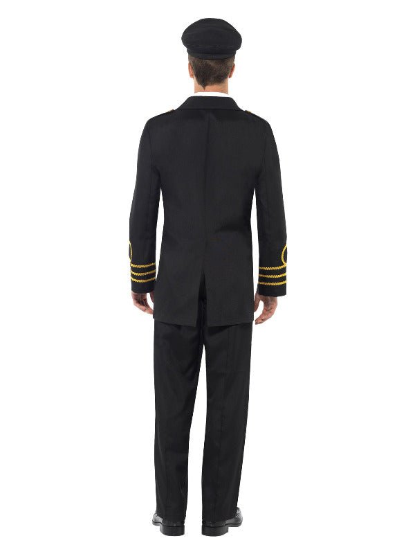 Navy Officer Costume, Black - Adult Weekender