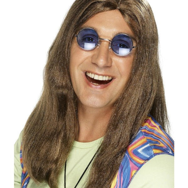 Neil Hippy Wig, Brown - Adult Weekender