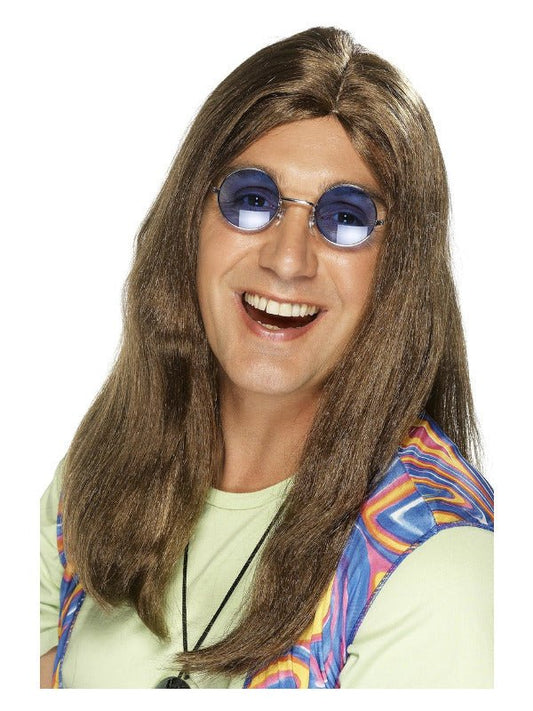 Neil Hippy Wig, Brown - Adult Weekender