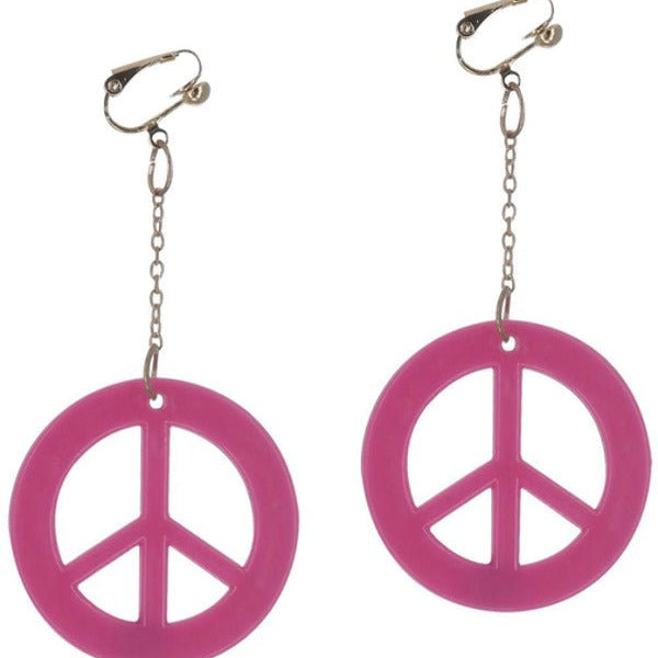 Neon Pink CND Earrings - Adult Weekender
