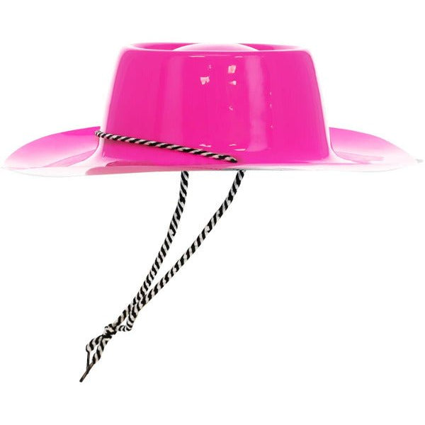 Neon Pink Cowboy Hat - Adult Weekender