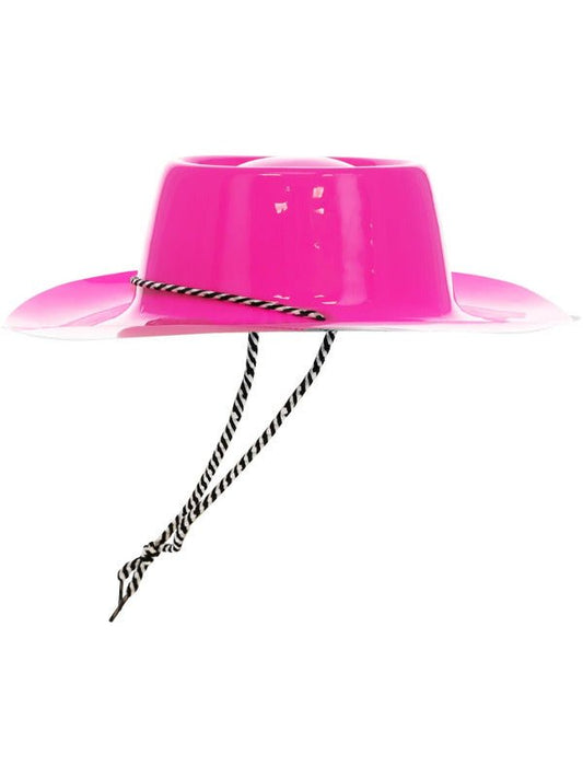 Neon Pink Cowboy Hat - Adult Weekender