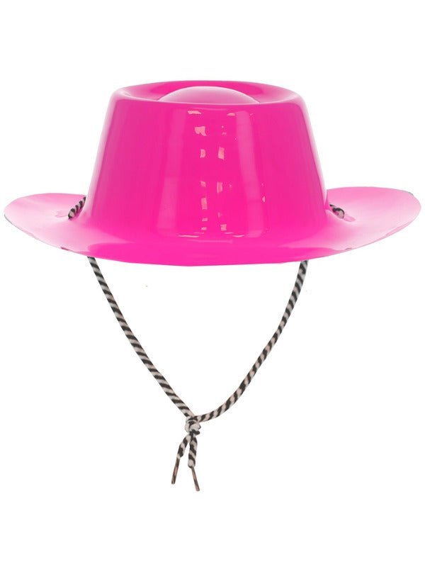 Neon Pink Cowboy Hat - Adult Weekender