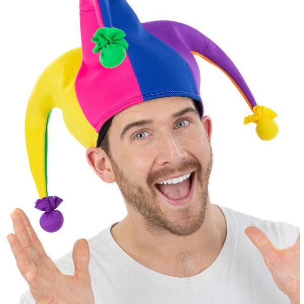 Neon Rainbow Jester Hat - Adult Weekender
