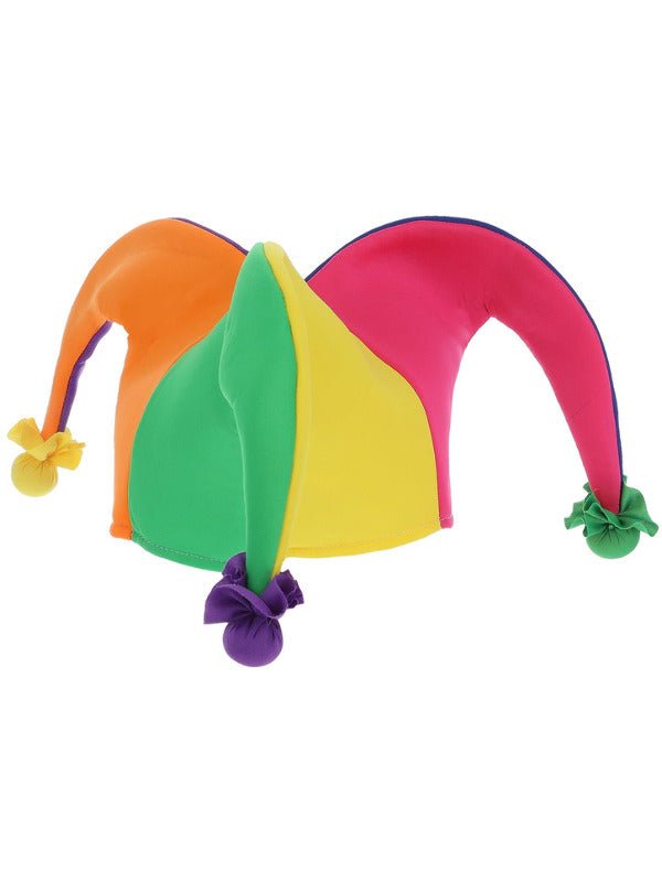 Neon Rainbow Jester Hat - Adult Weekender
