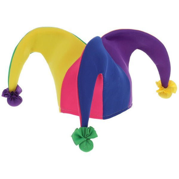 Neon Rainbow Jester Hat - Adult Weekender