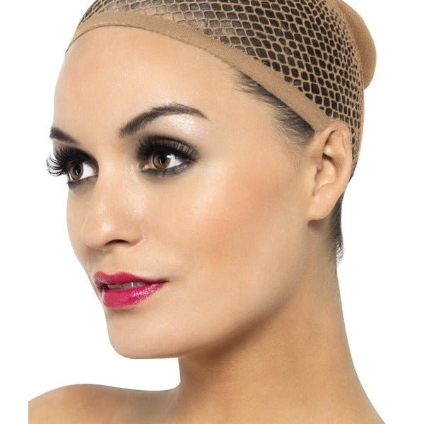 Nude Mesh Wig Cap, Nude - Adult Weekender