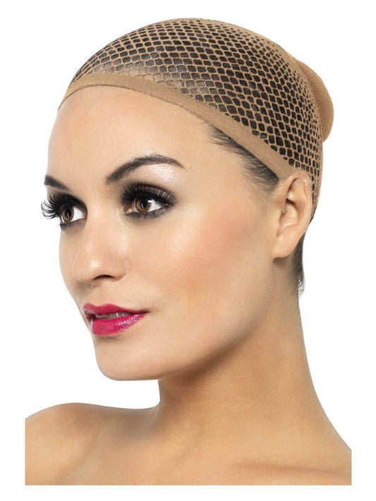 Nude Mesh Wig Cap, Nude - Adult Weekender