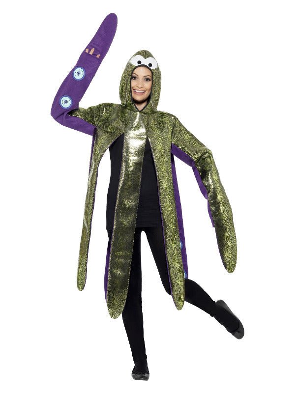 Octopus Costume, Foam Bonded, Purple - Adult Weekender