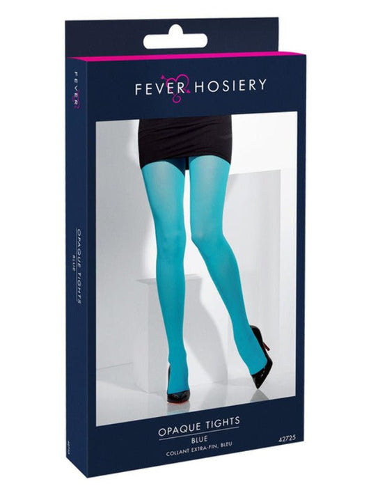 Opaque Tights, Blue - Adult Weekender