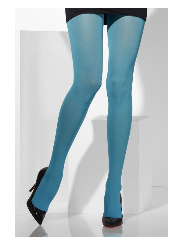 Opaque Tights, Blue - Adult Weekender
