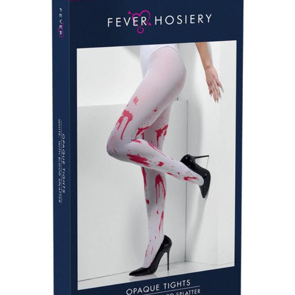 Opaque Tights, White - Adult Weekender