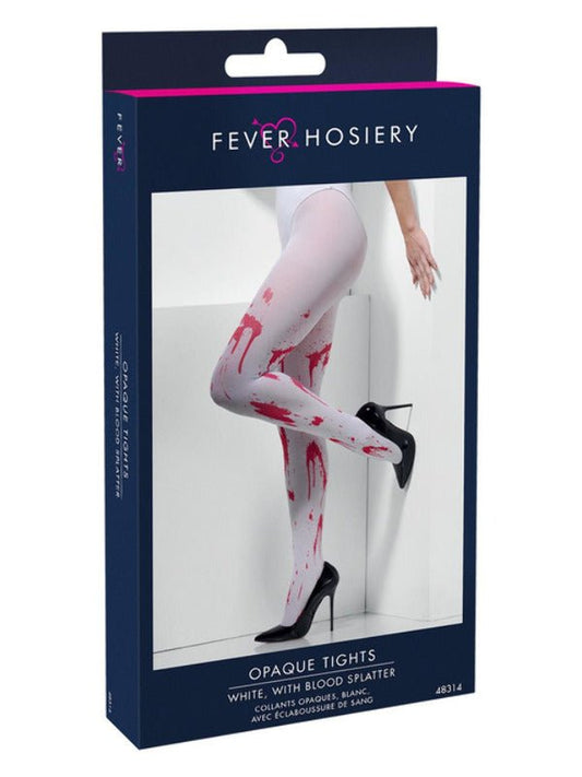 Opaque Tights, White - Adult Weekender