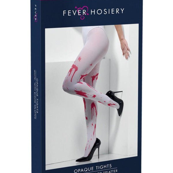 Opaque Tights, White - Adult Weekender