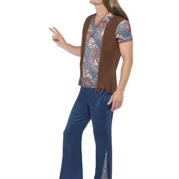 Orion the Hippie Costume, Blue - Adult Weekender