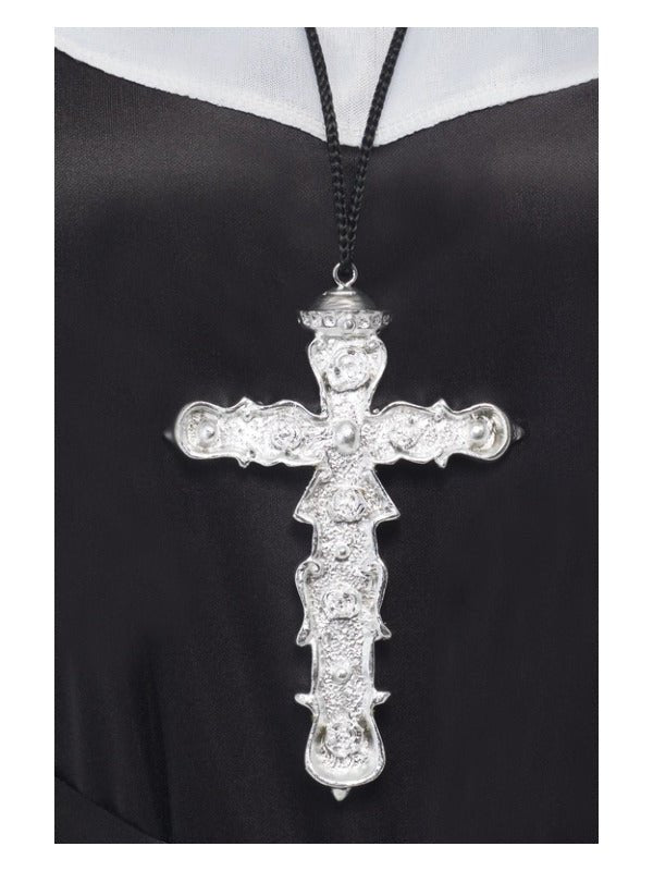 Ornate Cross Pendant, Silver - Adult Weekender