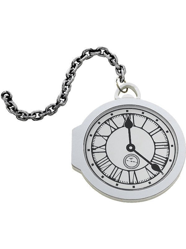 Oversized Pocket Watch, White - Adult Weekender