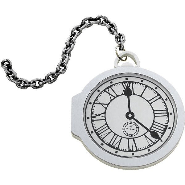 Oversized Pocket Watch, White - Adult Weekender