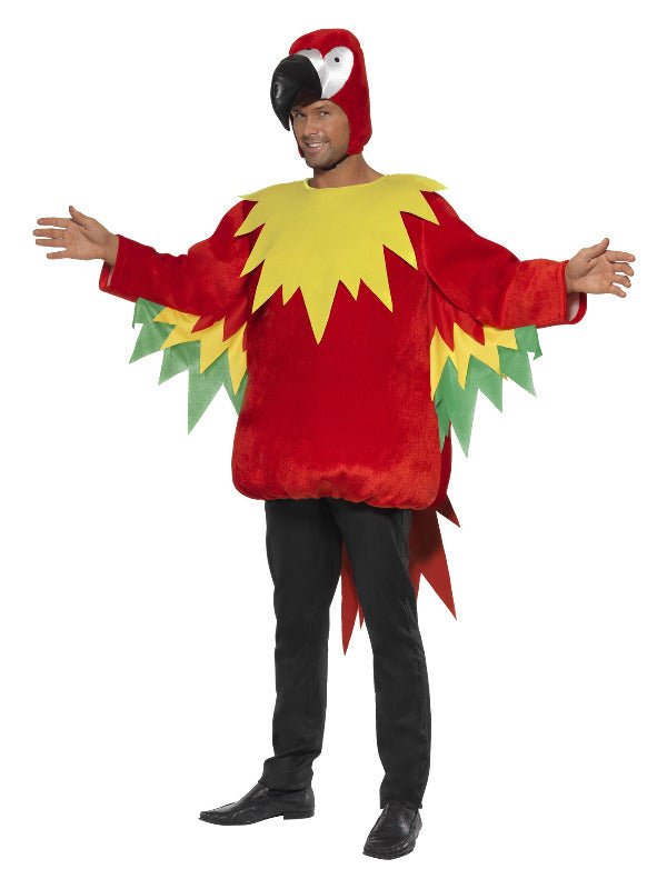 Parrot Costume, Red - Adult Weekender