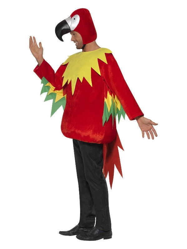 Parrot Costume, Red - Adult Weekender