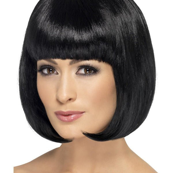 Partyrama Wig, 12 inch, Black - Adult Weekender