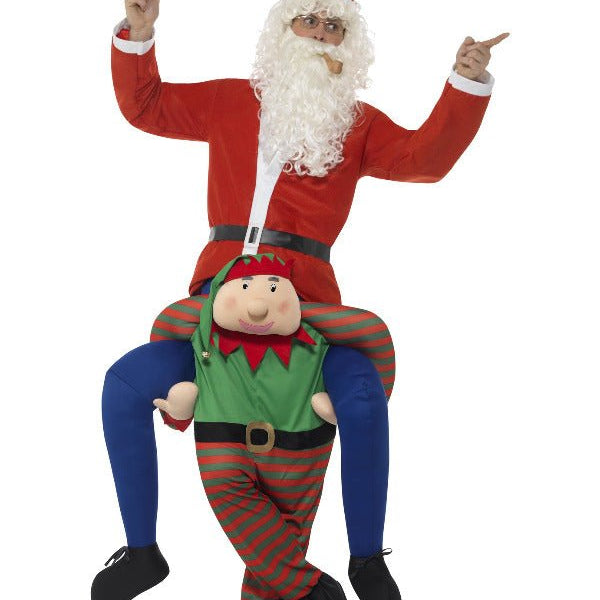 Piggyback Elf Costume, Green - Adult Weekender