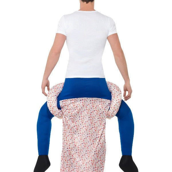 Piggyback Grandma Costume, Multi - Coloured - Adult Weekender