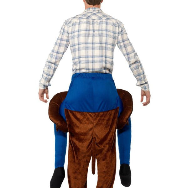 Piggyback Monkey Costume, Brown - Adult Weekender