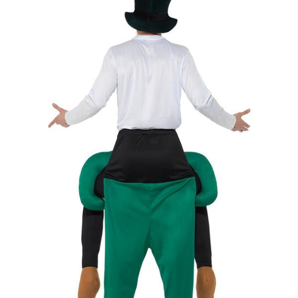 Piggyback Paddy's Leprechaun Costume, Green - Adult Weekender