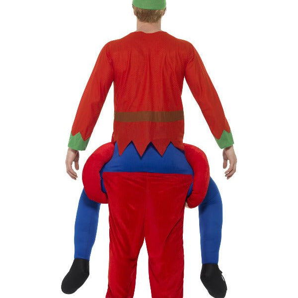 Piggyback Santa Costume, Red - Adult Weekender
