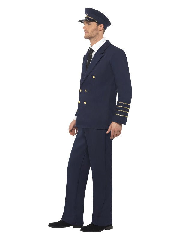 Pilot Costume, Navy Blue - Adult Weekender