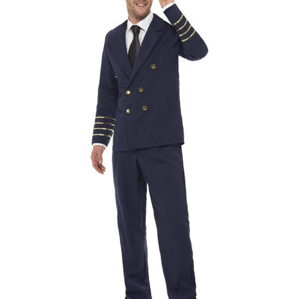 Pilot Costume, Navy Blue - Adult Weekender
