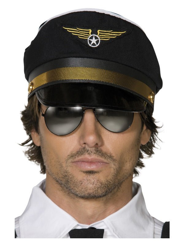 Pilots Cap, Black - Adult Weekender