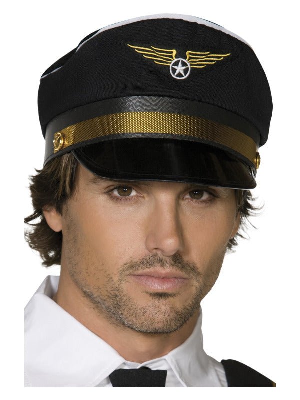 Pilots Cap, Black - Adult Weekender