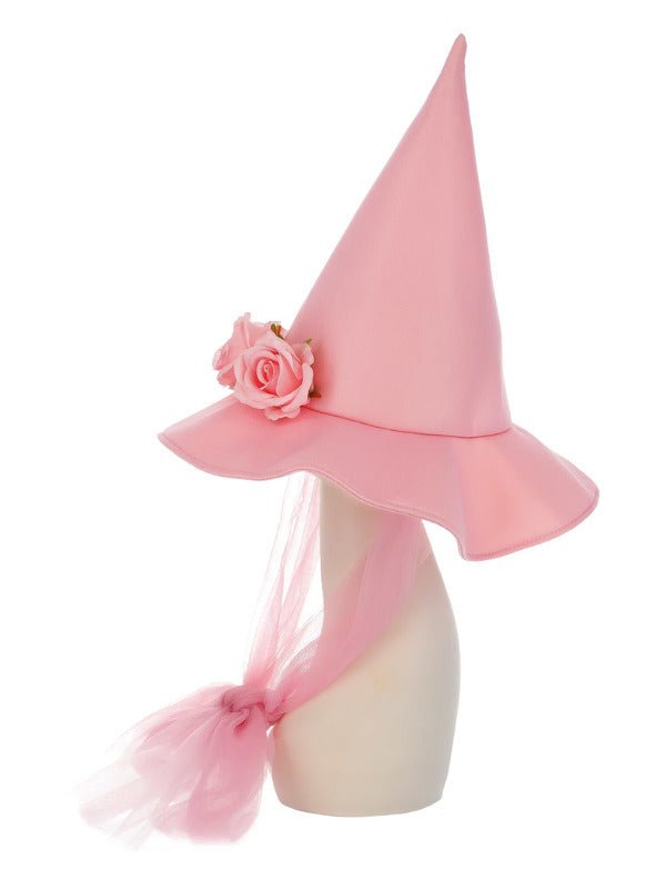 Pink Floral Good Witch Hat - Adult Weekender