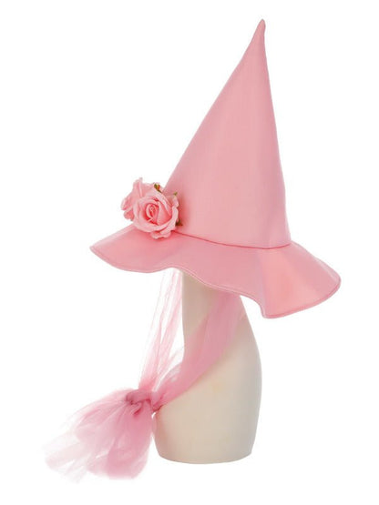Pink Floral Good Witch Hat - Adult Weekender