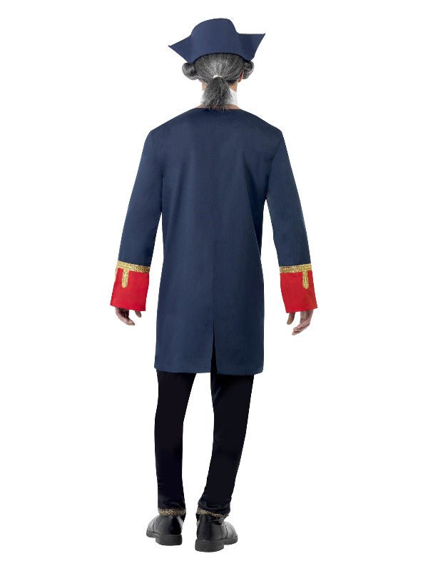 Pirate Commander Costume, Blue - Adult Weekender