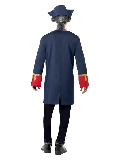 Pirate Commander Costume, Blue - Adult Weekender