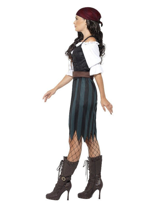 Pirate Deckhand Costume, Blue - Adult Weekender
