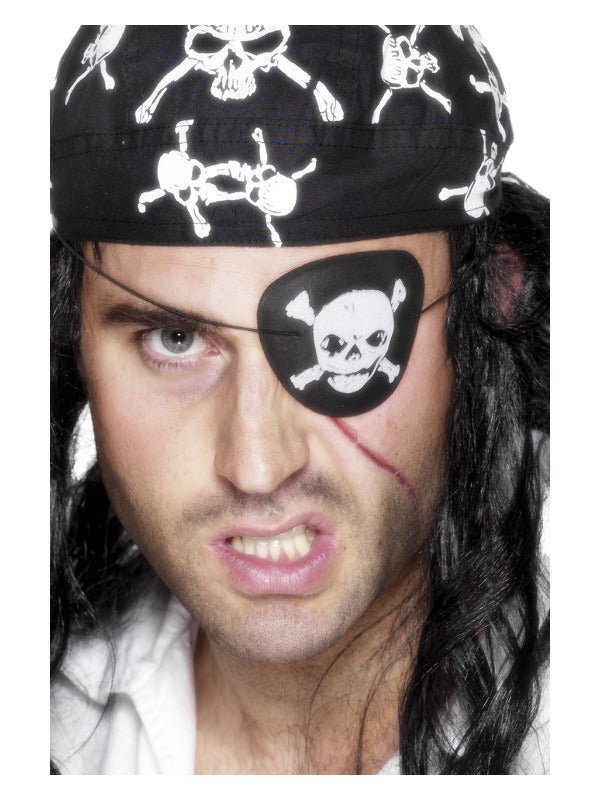 Pirate Eyepatch, Black &amp; White - Adult Weekender